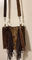 Cheetah Hide Box Purse