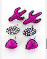 3 Tier Cactus Studs