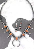 Orange Marble Squashblossom
