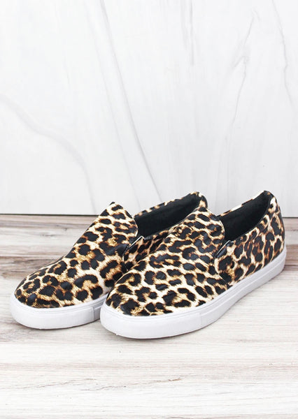 Cheetah Slip On Shoes