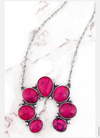Pink Squashblossom Necklace