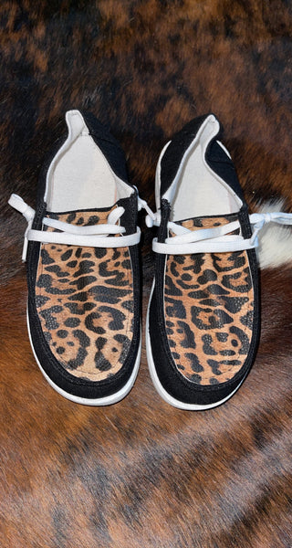 Cheetah Leather Shoes