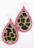 Animal print Rhinestone Earrings