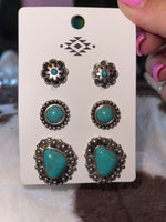 3 tier turquoise rocks