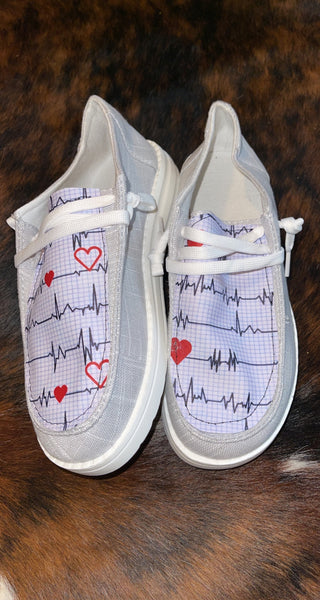Womens Shoes with EKG leather