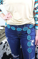 Turquoise Conch Belt
