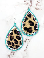 Animal print Rhinestone Earrings